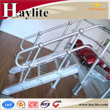 stainless steel wall mounted handrail bracket with base plate